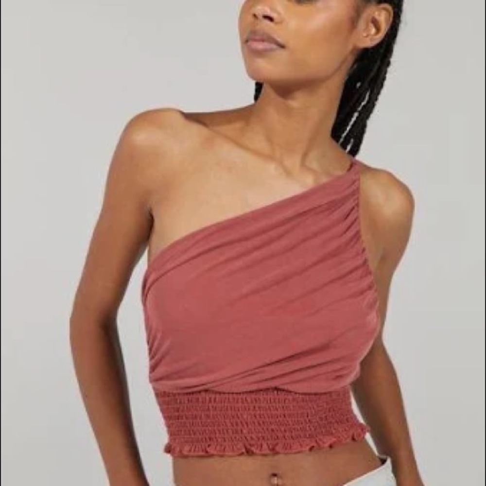 Urban Outfitters One Shoulder Crop Top